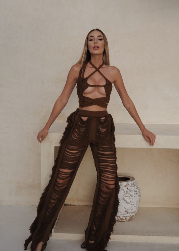 brown